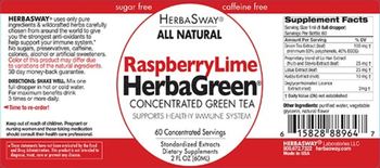 HerbaSway RaspberryLime HerbaGreen - supplement