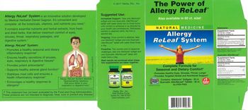 Herbs Etc. Allergy ReLeaf System Allertonic - 