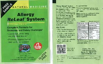 Herbs Etc. Allergy ReLeaf System Allertonic - supplement