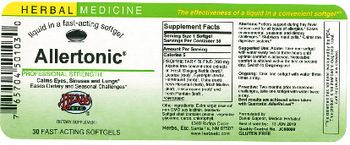 Herbs Etc. Allertonic - supplement