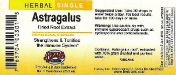 Herbs Etc. Astragalus Dried Root Extract - fastacting supplement