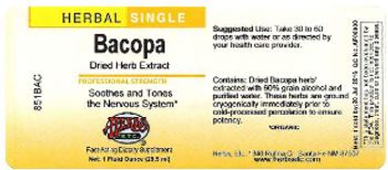 Herbs Etc. Bacopa - fastacting supplement