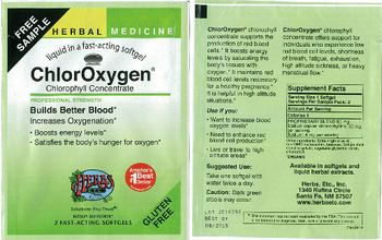 Herbs Etc. ChlorOxygen Chlorophyll Concentrate - supplement