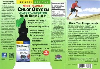 Herbs Etc. ChlorOxygen Chlorophyll Concentrate Mint Flavor - fastacting herbal supplement