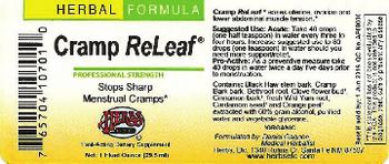 Herbs Etc. Cramp ReLeaf - fastacting supplement