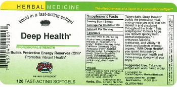 Herbs Etc. Deep Health - supplement