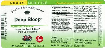 Herbs Etc. Deep Sleep - herbal supplement