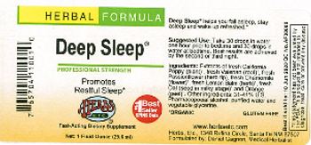 Herbs Etc. Deep Sleep - fastacting supplement