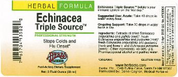 Herbs Etc. Echinacea Triple Source - fastacting supplement