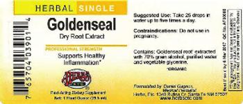 Herbs Etc. Goldenseal Dry Root Extract - fastacting supplement