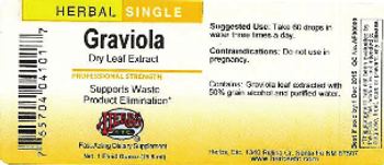 Herbs Etc. Graviola Dry Leaf Extract - fastacting supplement