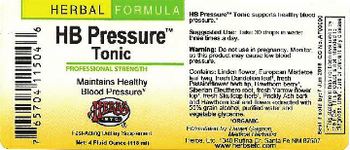Herbs Etc. HB Pressure Tonic - fastacting supplement