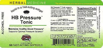 Herbs Etc. HB Pressure Tonic - supplement