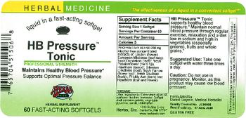 Herbs Etc. HB Pressure Tonic - herbal supplement