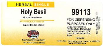 Herbs Etc. Holy Basil - fastacting supplement