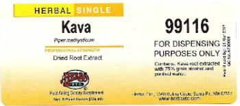 Herbs Etc. Kava Dried Root Extract - fastacting supplement
