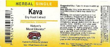 Herbs Etc. Kava Dry Root Extract - fastacting supplement