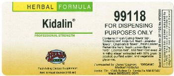 Herbs Etc. Kidalin - fastacting supplement