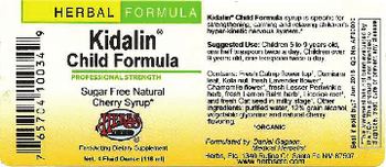 Herbs Etc. Kidalin Child Formula - fastacting supplement