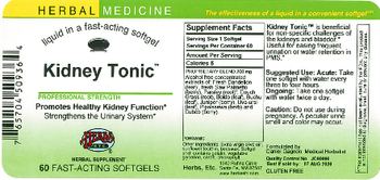 Herbs Etc. Kidney Tonic - herbal supplement