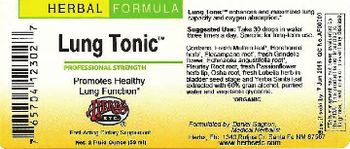Herbs Etc. Lung Tonic - fastacting supplement