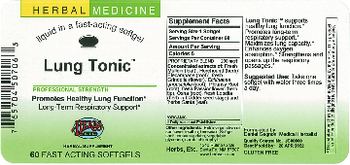 Herbs Etc. Lung Tonic - herbal supplement