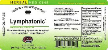 Herbs Etc. Lymphatonic - fastacting herbal supplement
