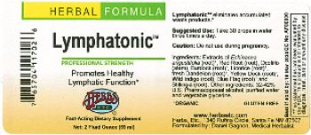 Herbs Etc. Lymphatonic - fastacting supplement
