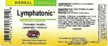 Herbs Etc. Lymphatonic - fastacting herbal supplement