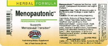 Herbs Etc. Menopautonic - fastacting supplement