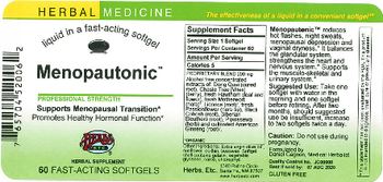 Herbs Etc. Menopautonic - supplement