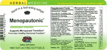 Herbs Etc. Menopautonic - herbal supplement