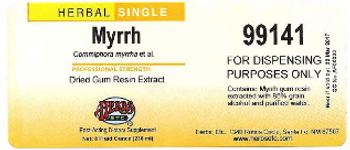 Herbs Etc. Myrrh - fastacting supplement
