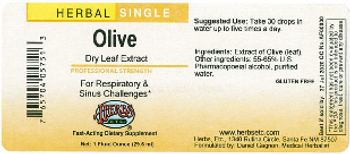 Herbs Etc. Olive - fastacting supplement