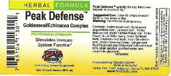 Herbs Etc. Peak Defense Goldenseal/Echinacea Complex - fastacting supplement