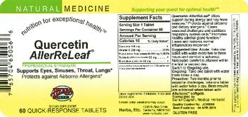 Herbs Etc. Quercetin AllerReLeaf - supplement