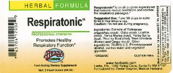 Herbs Etc. Respiratonic - fastacting supplement