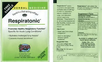 Herbs Etc. Respiratonic - supplement