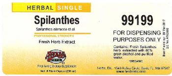Herbs Etc. Spilanthes - fastacting supplement