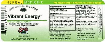Herbs Etc. Vibrant Energy - supplement