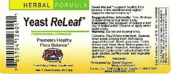 Herbs Etc. Yeast ReLeaf - fastacting supplement