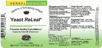 Herbs Etc. Yeast ReLeaf - herbal supplement