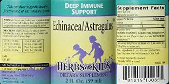 Herbs For Kids Echinacea/Astragalus - supplement