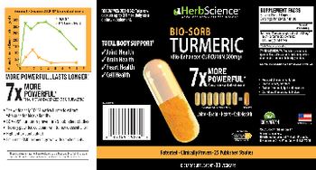 Herbscience Bio-Sorb Turmeric - supplement