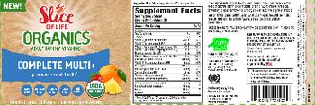 Hero Nutritionals Slice Of Life Organics Complete Multi+ - supplement