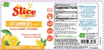 Hero Nutritionals Slice Of Life Vitamin D3 1,000 IU All Natural Lemon Flavor - supplement