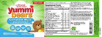 Hero Nutritionals Yummi Bears Complete Multi - supplement