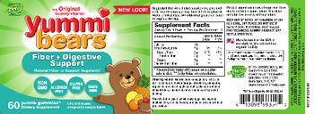 Hero Nutritionals Yummi Bears Fiber + Digestive Support - supplement