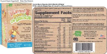 Hero Nutritionals Yummi Bears Organics Multi-Vitamin - supplement