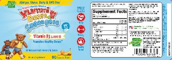 Hero Nutritionals Yummi Bears Sugar Free Vitamin D3 1,000 IU - supplement